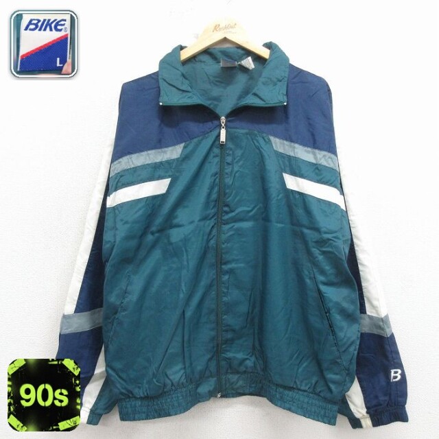 90s ナイロンジャケット グリーン メンズXL相当 | 古着