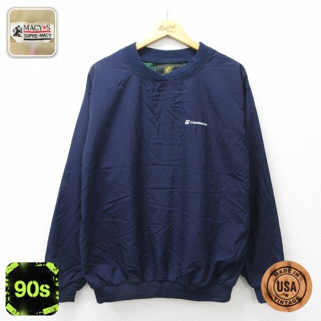 【20%OFF】copeland 90s ナイロンジャケット ネイビー メンズL相当 | 古着