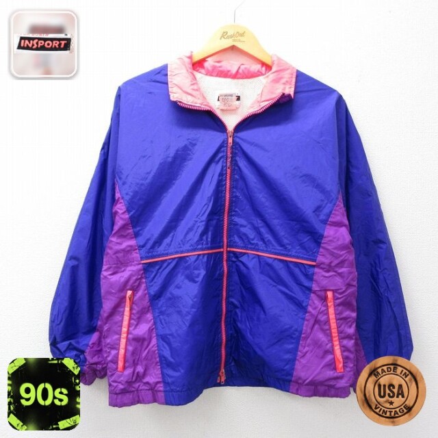 【20%OFF】ナイロンジャケット ゴアテックス ネイビー メンズM相当 | 古着