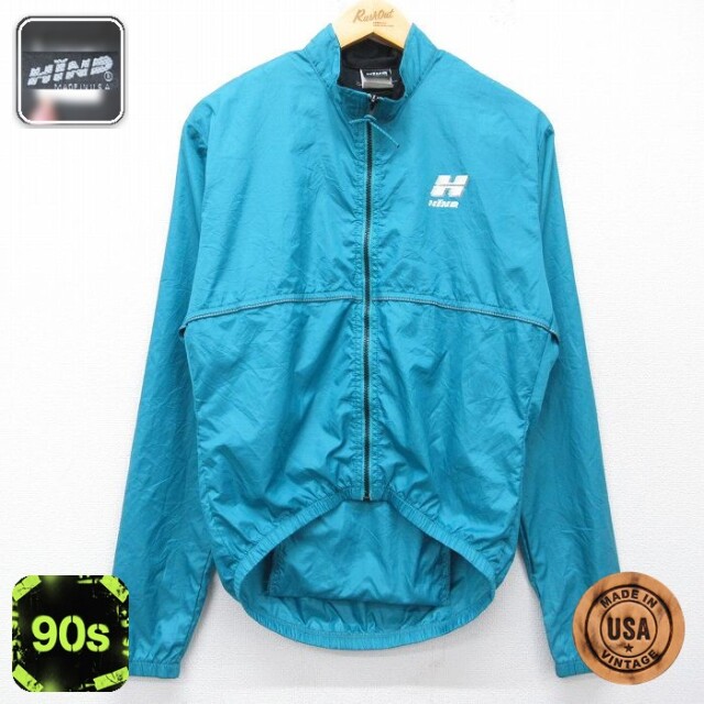 【20%OFF】HIND 90s ナイロンジャケット グリーン メンズS相当 | 古着