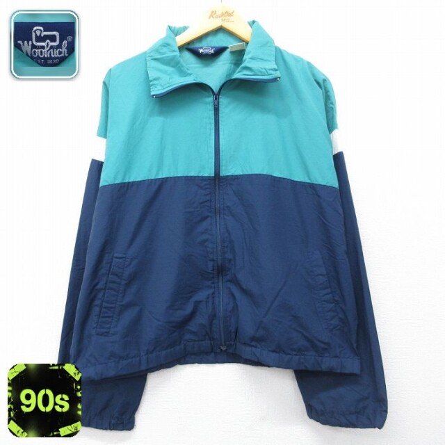 【20%OFF】ウールリッチ 90s ナイロンジャケット ネイビー メンズL相当 | 古着