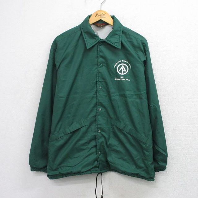 Dunbrooke 80s ナイロンジャケット CHAIRMANS グリーン メンズXL相当 | 古着