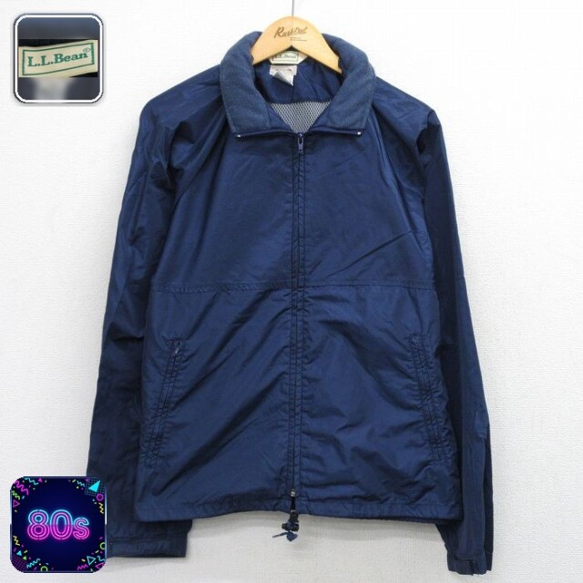 【20%OFF】エルエルビーン 80s ナイロンジャケット ネイビー メンズM相当 | 古着