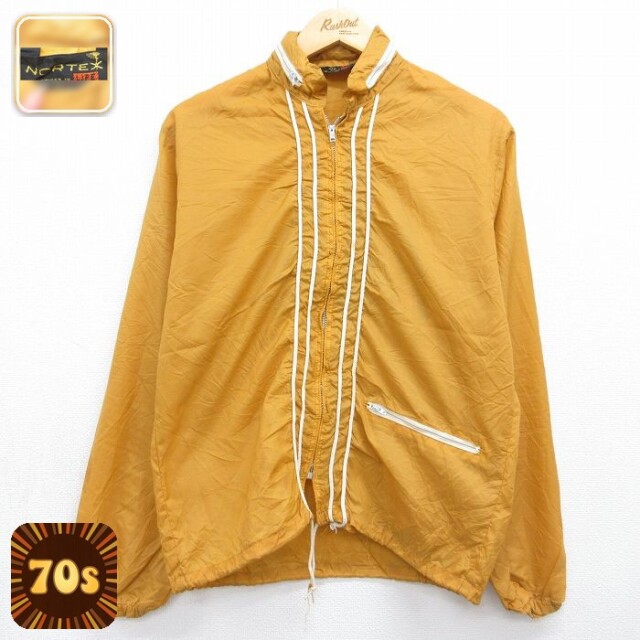 【20%OFF】70s ナイロンジャケット シカ オレンジ メンズS相当 | 古着