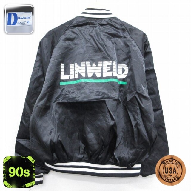 Dunbrooke 90s ラグランジャケット LINWELD ブラック メンズXL相当 | 古着