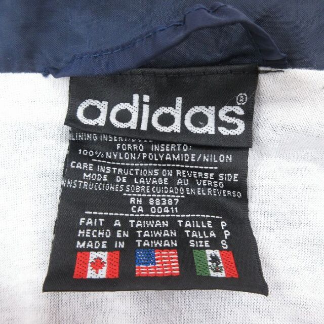 古着通販 M☆古着 アディダス adidas 長袖 ナイロン ジャケット メンズ