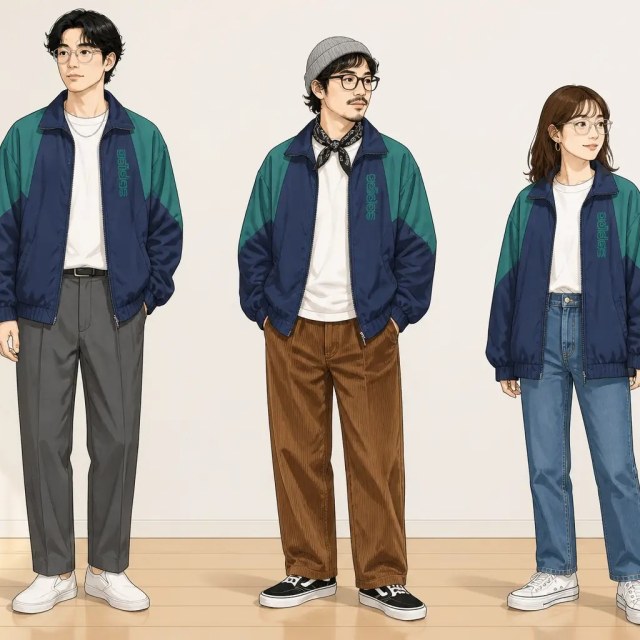 古着通販 M☆古着 アディダス adidas 長袖 ナイロン ジャケット メンズ