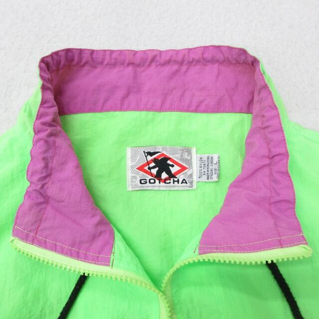 古着通販 XL☆古着 ガッチャ 長袖 ナイロン アノラック ジャケット