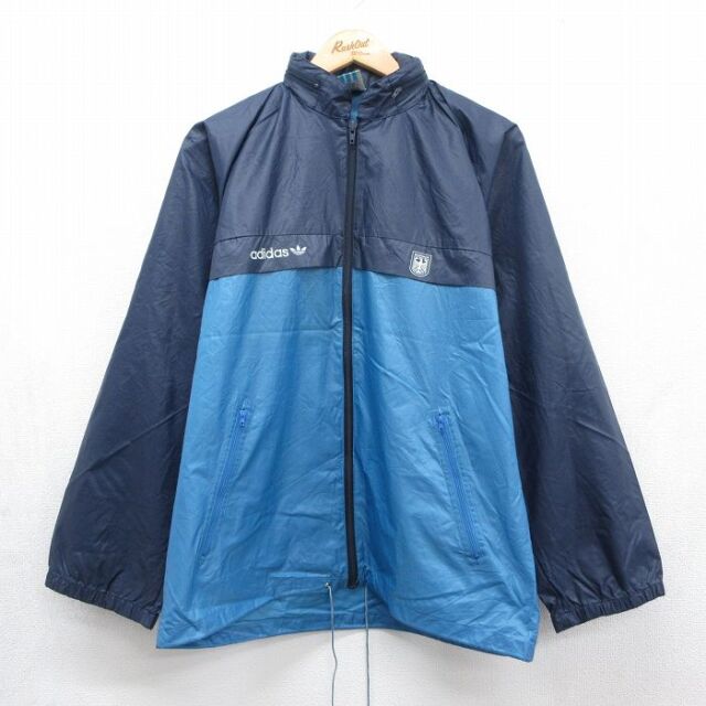 古着通販 L☆古着 アディダス adidas 長袖 ナイロン ジャケット メンズ