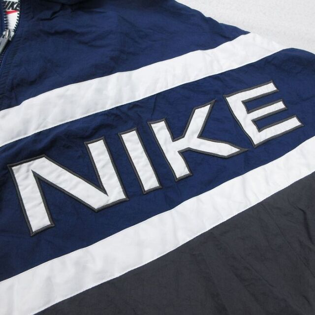 古着通販 XL☆古着 ナイキ NIKE 長袖 ナイロン ジャケット メンズ 00