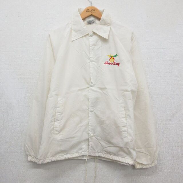 古着通販 XL☆古着 長袖 ナイロン ジャケット メンズ 90年代 90s