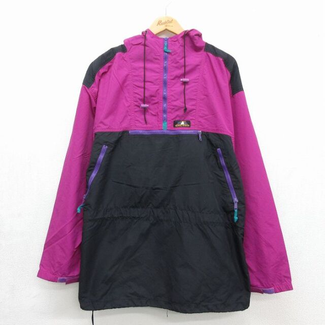 古着通販 XL☆古着 シェラデザイン 長袖 ハーフジップ ナイロン