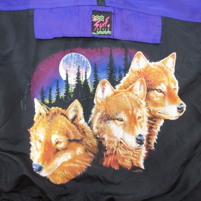 古着通販 XL☆古着 Surf Style サーフスタイル 長袖 ナイロン