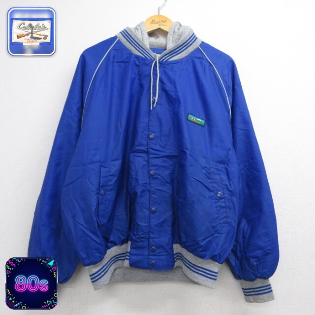 カベラス 80s ナイロンジャケット ブルー メンズXL相当 | 古着