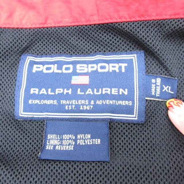 古着通販 XL☆古着 ラルフローレン POLO SPORT 長袖 ナイロン