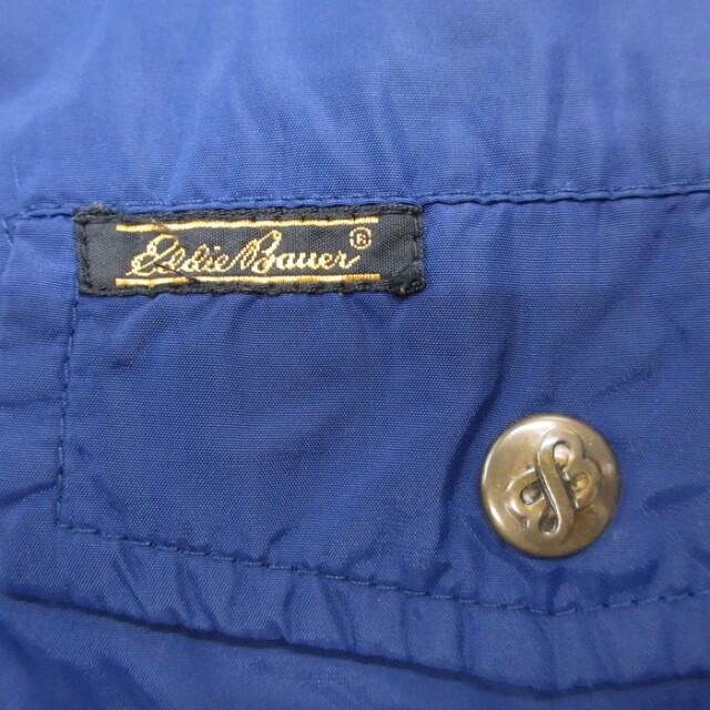 90’s Eddie Bauer ナイロンジャケット ネイビー Lサイズ 古着通販 L☆古着 Eddie Bauer エディーバウアー 長袖 ナイロン