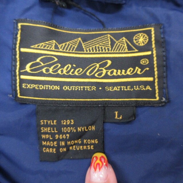古着通販 L☆古着 Eddie Bauer エディーバウアー 長袖 ナイロン