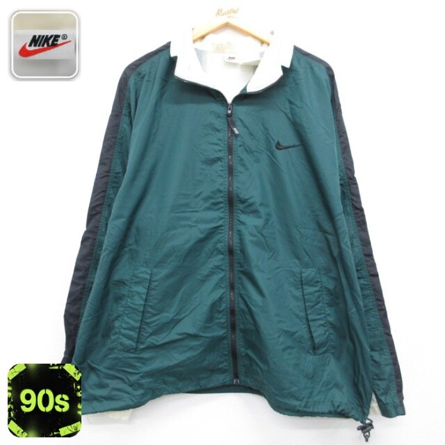 古着通販 XL☆古着 アディダス adidas 長袖 ナイロン ジャケット