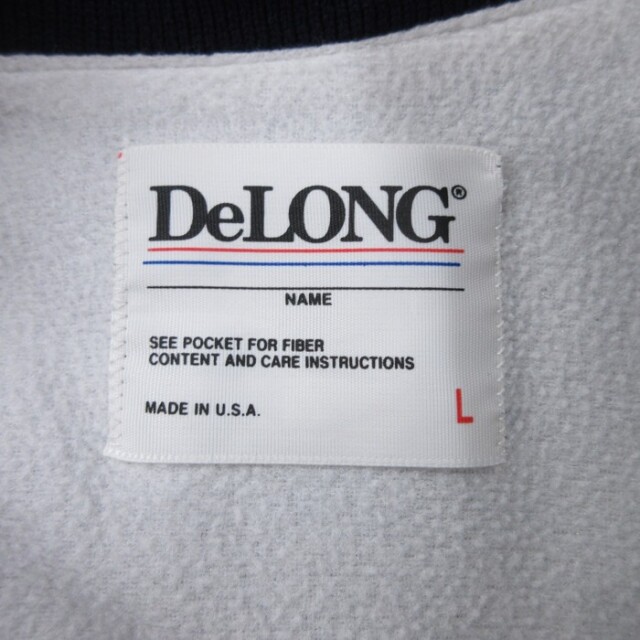 古着通販 L☆古着 DeLONG デロング 長袖 ナイロン ジャケット ハーフ
