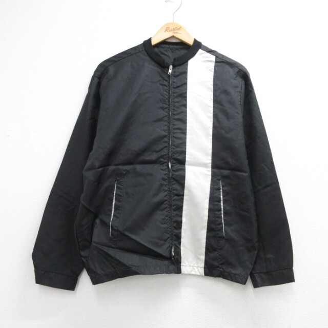 古着通販 M☆古着 長袖 ナイロン ジャケット メンズ 80年代 80s YKK