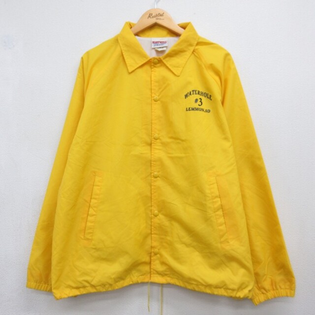 古着通販 XL☆古着 HARTWELL 長袖 ナイロン ジャケット メンズ 80年代