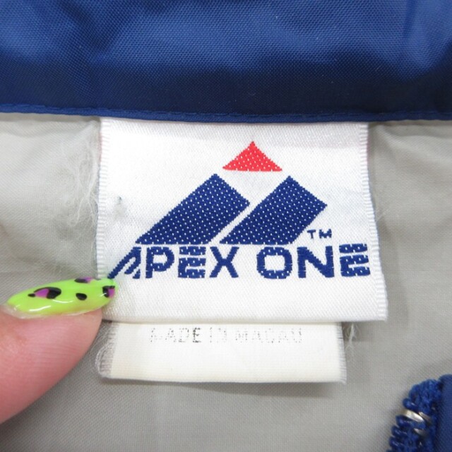古着通販 XL☆古着 APEX ONE 長袖 ナイロン ジャケット メンズ 00年代