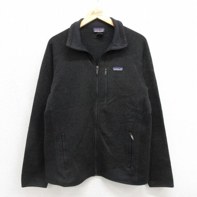 パタゴニア 長袖ベターセータージャケット ブラック メンズM相当 | 古着