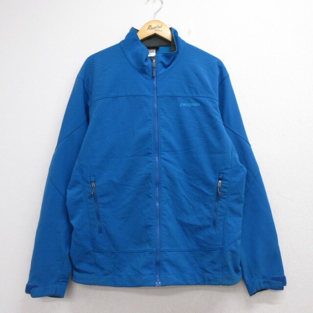 XL★古着 パタゴニア patagonia 長袖 ジャケット フルジップ メンズ アズ ポーラテック Polartec ブルー【spe】 26sep10