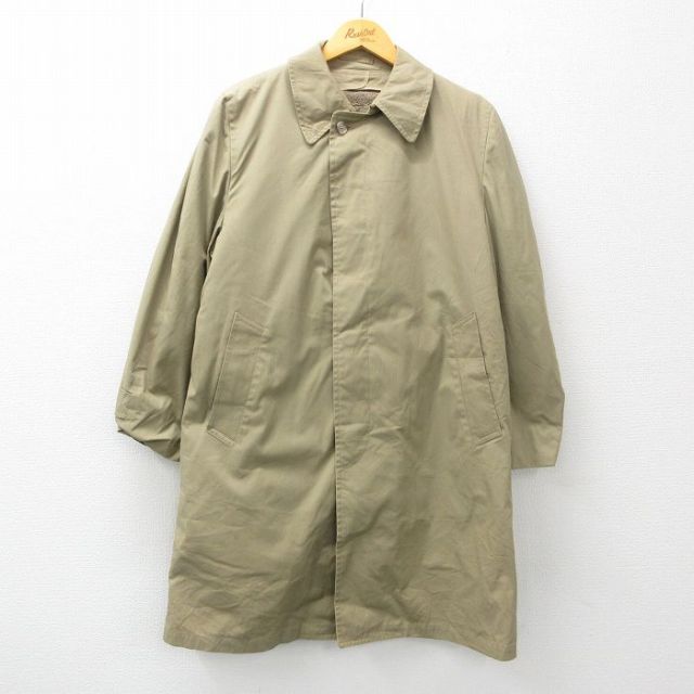 【50%OFF】ロンドンフォグ 80s ステンカラーコート 内側ボア ベージュ L | 古着
