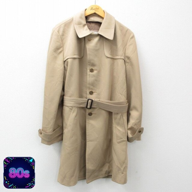 【50%OFF】80s コート ベージュ L | 古着