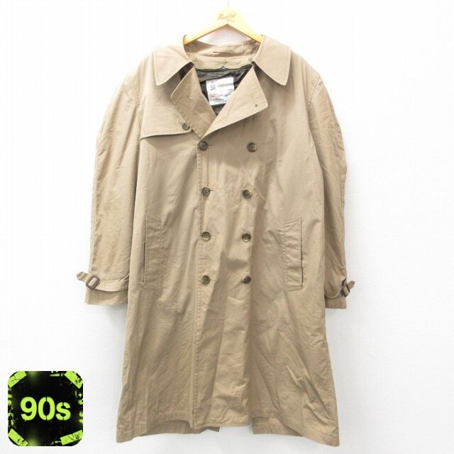 ロンドンフォグ 90s トレンチコート 内側ファー ベージュ L | 古着