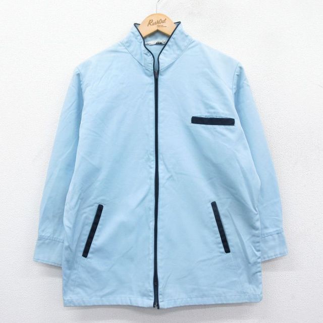 【50%OFF】L★古着 Kマート 長袖 ジャケット メンズ 70年代 70s 薄紺 ネイビー 25jan14 中古 アウター ジャンパー ブルゾン