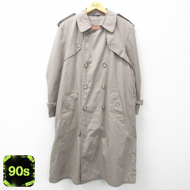 タウンクラフト 90s トレンチコート カーキ XL | 古着
