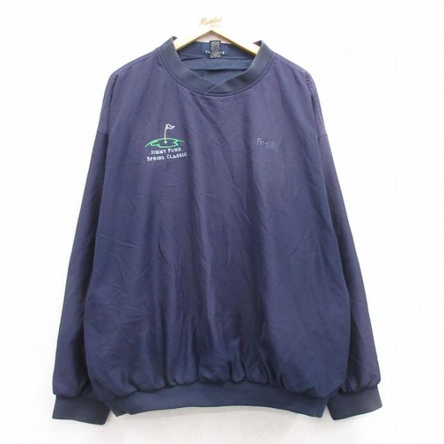 【50%OFF】FedEx ゴルフ 長袖ジャケット ネイビー XL | 古着