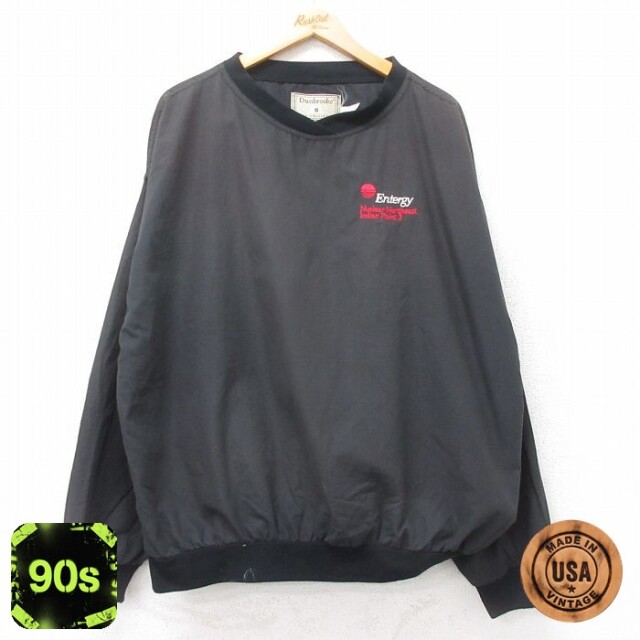 Dunbrooke 90s ジャケット Entergy ブラック XL | 古着