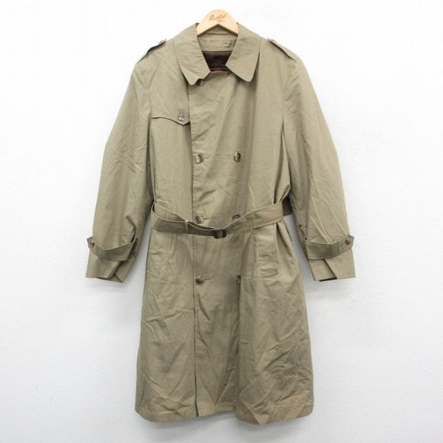【50%OFF】80s トレンチコート 内側ファー ベージュ XL | 古着
