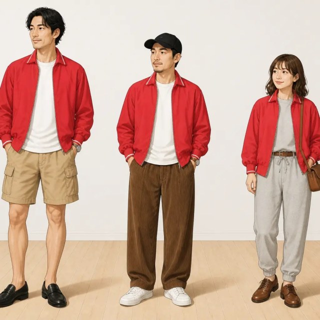  赤 ジャケット 80s 古着通販 L☆古着 長袖 ジャケット メンズ 80年代 80s USA製 赤