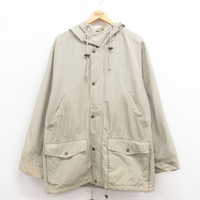 【50%OFF】エディーバウアー 90s 長袖ジャケット ベージュ L | 古着