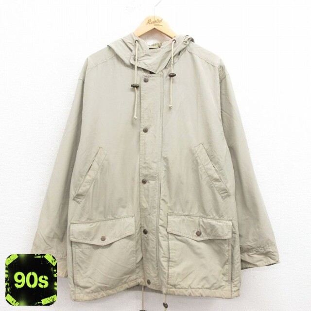 【50%OFF】エディーバウアー 90s 長袖ジャケット ベージュ L | 古着