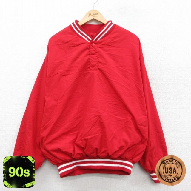 ホロウェイ 90s 長袖ジャケット レッド XL | 古着