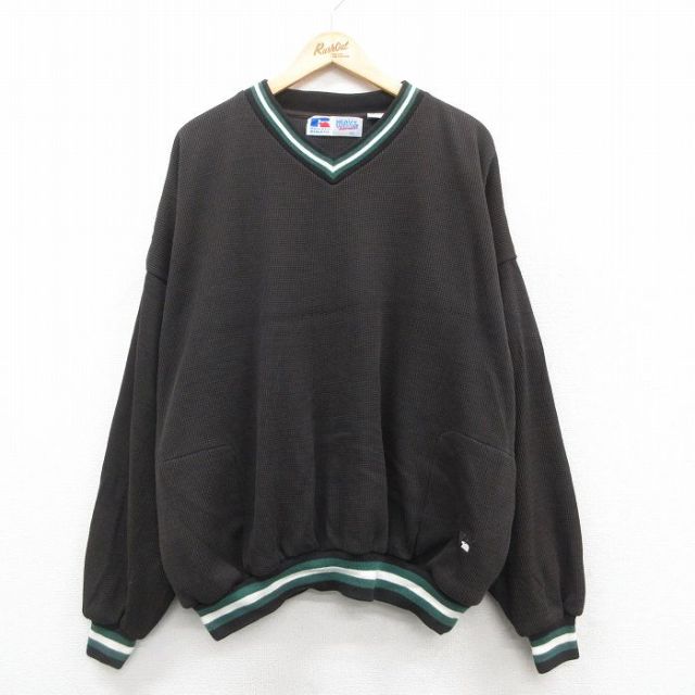 【50%OFF】ラッセル 00s 長袖ジャケット ブラック XL | 古着