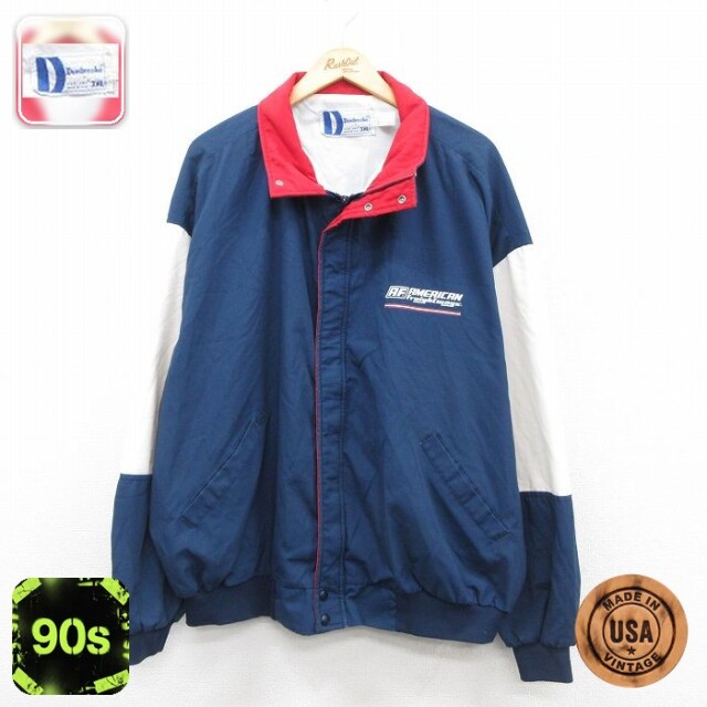 Dunbrooke 90s 長袖ジャケット AF ネイビー XL | 古着