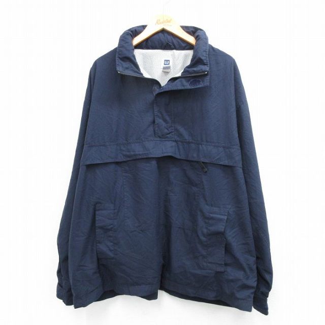 古着通販 XL☆古着 ギャップ GAP 長袖 ハーフジップ ジャケット メンズ