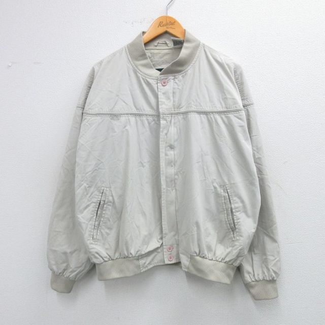 XL★古着 マックレガー 長袖 ダービー ジャケット メンズ 00年代 00s 大きいサイズ 薄グレー 25oct30 中古 アウター ジャンパー ブルゾン