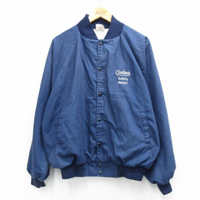 【20%OFF】XL★古着 長袖 ジャケット メンズ 90年代 90s Carters ラグラン USA製 紺 25dec09