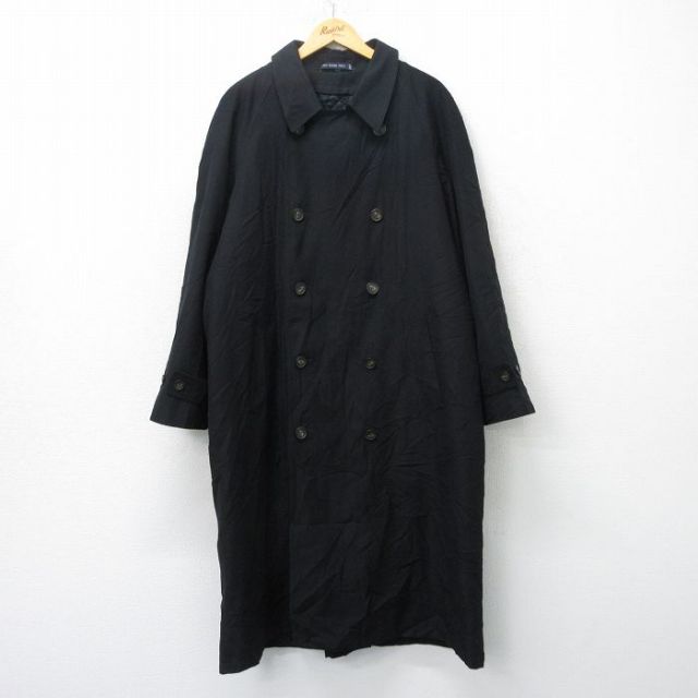 【20%OFF】ラルフローレン ラグラン コート ブラック XL | 古着