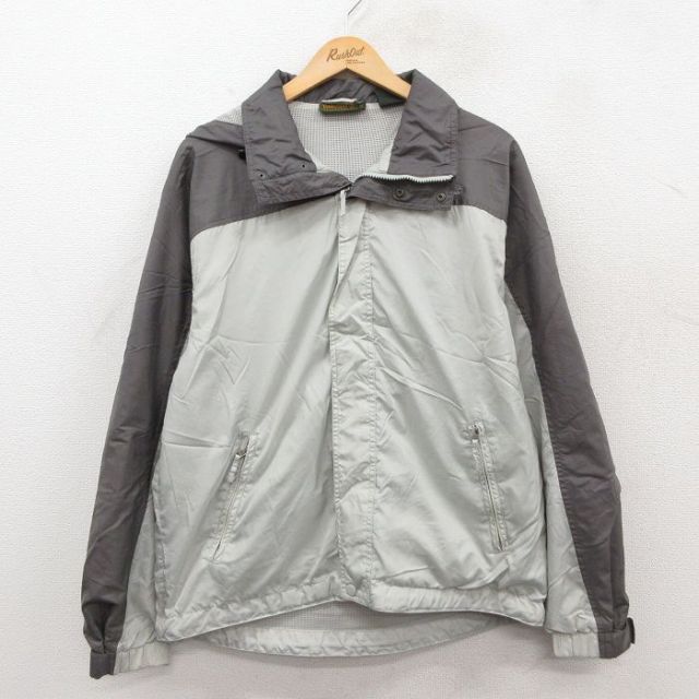 【20%OFF】ティンバーランド 00s ジャケット ワンポイントロゴ グレー L | 古着