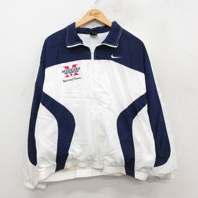 古着通販 XL☆古着 ナイキ NIKE 長袖 ジャケット メンズ 00年代 00s