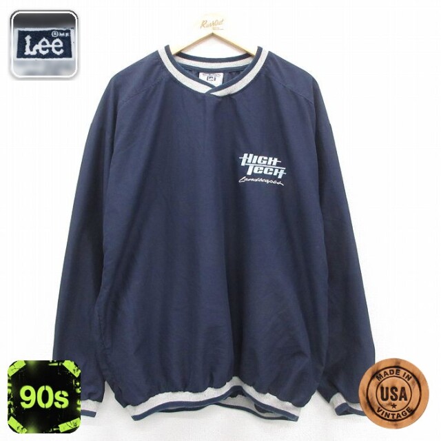 【50%OFF】リー 90s 長袖ジャケット HIGH TECH ネイビー XL | 古着