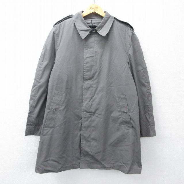 XL★古着 ロンドンフォグ 長袖 コート メンズ 90年代 90s シンサレート ロング丈 USA製 グレー 26jan15